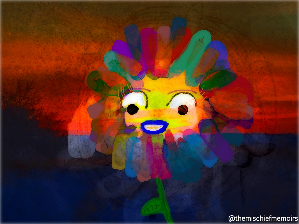 My Sunset Sunflower.